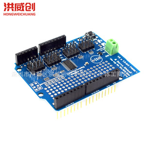 โมดูลไดรเวอร์เซอร์โว PWM 16 ช่อง 12 บิต Hongweichuang สำหรับควบคุมมอเตอร์ Arduino - Product Image 1