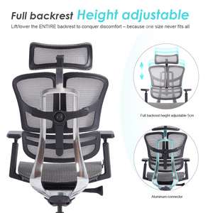 Silla ejecutiva de gama alta con respaldo dividido, sillas de oficina ergonómicas giratorias de malla de nailon <span class=keywords><strong>Wintex</strong></span> de alta resistencia, sillas de lujo - Product Image 2