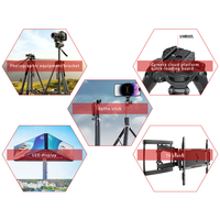Accessoires de trépied Type de boule Pan Tilt plaque de dégagement rapide 1/4 vis de montage 1/4 vis de précision pour appareils photo reflex numériques