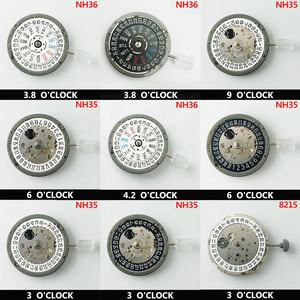 Remise en Gros Véritable Mouvement Mécanique Automatique d'Origine Japon Seik NH35 Mod Haute Précision Noir/Blanc NH35A pour Pièces de Montre - Product Image 3