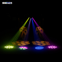 US Warehouse 6 Facet Prism Gobo BSW 160W LED Beam Spot Wash Cabezal móvil para luces de escenario profesionales