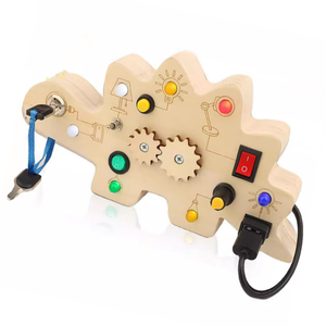 Kit de Madera para Manualidades OKYN-G6601, Circuito de Actividades de Dinosaurios, Luz Interactiva - Product Image 3