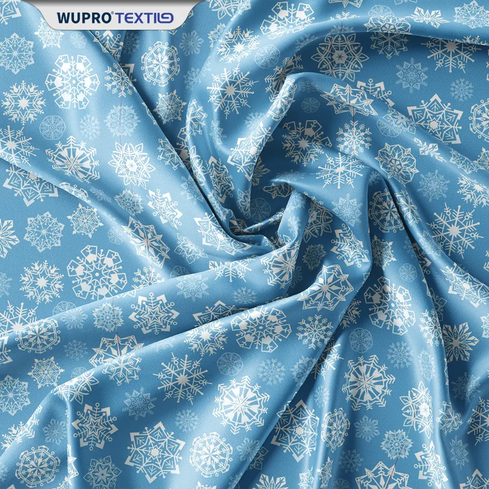 100D mavi süper yumuşak kadife türkiye yarı mat özel % 100 polyester mikro polar polar kumaş kar tanesi baskı