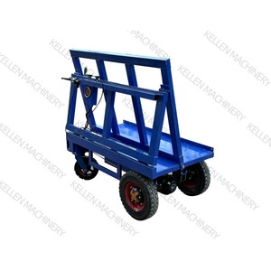 전동식 4륜 접이식 핸드카트 계단 오르기 가능 스테인리스 스틸 트롤리 500kg 적재 용량 OEM - Product Image 4