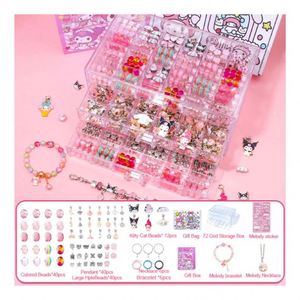 Premium Educational DIY Friendship <b>Bracelet</b> <b>Making</b> <b>Kit</b> for Kids with Colorful Beads and Cute <b>Charms</b> Plastic Jewelry Set - Product Image 2
