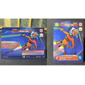 <span class=keywords><strong>STAR</strong></span> W Ahsoka Chancellor Jango Wat T Yod Twilight of Republic (TWI) Carte personnalisée en papier métallisé 63x88mm Imprimée CMYK Unisexe - Product Image 4