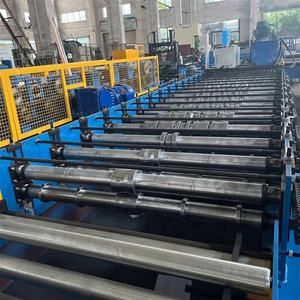 유럽 인기있는 PPGI 컬러 페인트 스틸 유약 타일 루핑 시트 만들기 기계 금속 타일 만들기 기계 - Product Image 2