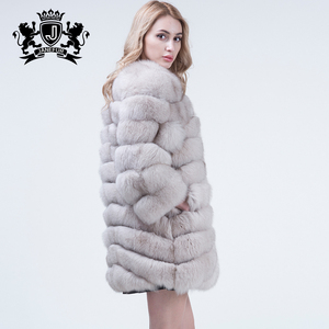 <span class=keywords><strong>Manteau</strong></span> en fourrure de renard <span class=keywords><strong>long</strong></span> et luxueux pour <span class=keywords><strong>femme</strong></span>, fourrure moelleuse tendance, directement de l'usine Janefur, idéal pour l'hiver - Product Image 3