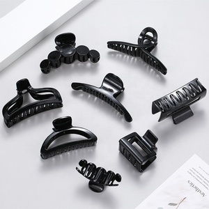 Jepit Rambut Cakar Plastik Transparan Bening, Bagian Cetakan Kecil Resin Klip Jepit Rambut Cakar - Product Image 6