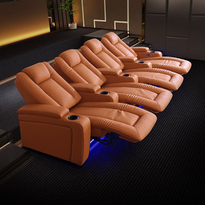 Canapés cinéma électriques de luxe avec fonction relax solution premium pour home cinéma privé et VIP - Product Image 1