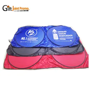 Wholesale Foldable Custom LOGO Printed Car Window Sunshade Front Windshield Sun Shades For Car