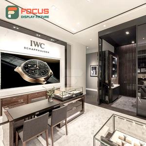 High Quality Glass <b>Display</b> <b>Cabinet</b> Wooden Jewelry Counter LED Light Luxury Modern Jewelry Glass <b>Display</b> - Product Image 3