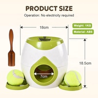 Lanceur de balles pour chien avec récompense alimentaire, nouvelle machine interactive de lancer de balles de tennis pour animaux de compagnie, lanceur de balles de tennis