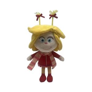ตุ๊กตากรินช์ขนสีเขียวสำหรับขายส่งแบบ OEM ของเล่นตุ๊กตาสัตว์ยัดไส้สำหรับเด็ก ของขวัญคริสต์มาส - Product Image 2