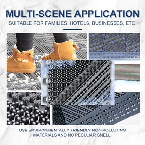 Tapis de porte avant modulaires en EVA à brosse unique Clean Power pour immeubles de bureaux et hôtels étoiles lavables pour voiture et camping - Product Image 6