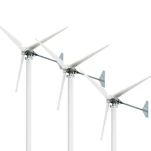 Turbine de générateur de centrale d'énergie éolienne de 5kW de puissance nominale bon marché de haute qualité en gros