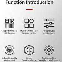 Lecteurs de codes bidimensionnels, module de lecteur de codes fixe intégré avec interface USB, lecteur de codes-barres industriel, module de lecture