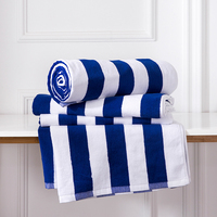 Hotel Grade Spa Quality 100% Cotton Fluffy Bath Towel Stripe Oversized Ultra Soft Absorbent