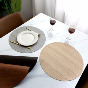 Mantel Individual de PU Geométrico Moderno, Personalizable, Lavable, Impermeable, Resistente a las Manchas, Antideslizante, Hecho a Mano, para Hotel y Hogar - Product Image 2