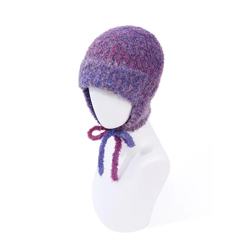 Winter Pluche Warme Oorbescherming Donder Muts Oor Flap Beanie Warm Gebreide Muts