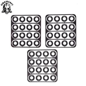 Sinairsoft 48 pièces de plaquettes de réglage de précision en acier inoxydable pour boîte de vitesses AEG 0,1 mm 0,2 mm 0,3 mm - Product Image 1