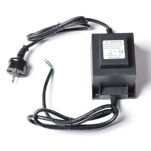 Transformateur d'éclairage led étanche, transformateur de pilote, sortie 12v ac 360W avec alimentation électrique IP68