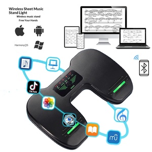 Pedal Multifuncional Silencioso para Pasar Páginas, Pasador de Páginas Electrónico para <span class=keywords><strong>Partituras</strong></span>, para <span class=keywords><strong>Piano</strong></span>, Tablet, Teléfono - Product Image 1