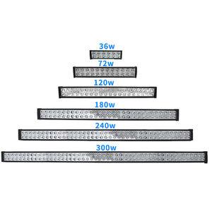 Accessoires pour éclairage de voiture <span class=keywords><strong>led</strong></span> 300W 52 pouces, barre lumineuse pour véhicule tout terrain, lampe pour camion, projecteur super lumineux, 12v 24v 132cm - Product Image 6