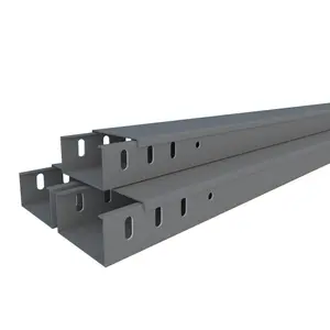 JINJIA ELECTRIC 400*150*1.2*1.0 Hot Sale Cable Trunking Manufacturer Galvanized Electrical Hot-Dip Steel Trough Ladder