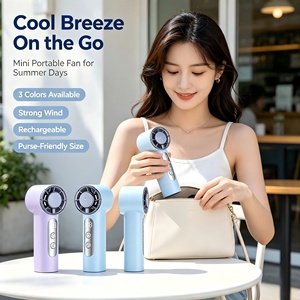 โปรโมชั่นเปิดร้านใหม่ กล่องกระดาษลูกฟูกสีขาวขนาดเล็ก พัดลมมือถือขนาดเล็ก พัดลมยูเอสบีขนาดเล็กสำหรับโรงแรม พัดลมยูเอสบีสำหรับโทรศัพท์ พัดลมพกพาสำหรับโทรศัพท์มือถือ - Product Image 1