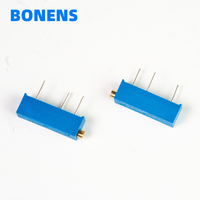 Potentiomètre de réglage multi-tours en céramique Bonens 3006P 10~5M 10% Réglage supérieur 250ppm/C 22 tours 0.5W