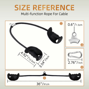 Tập thể dục thiết bị tập thể dục phụ kiện nhà cơ thể tập luyện Grip kéo xuống tricep dây dây dây xử lý - Product Image 5