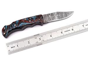 Couteaux faits à la main avec prix de gros de haute qualité couteau de chasse forgé sur mesure avec lame en acier damas et manche en bois d'olivier - Product Image 4