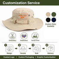 Topi Bucket Warna Solid, Dapat Disesuaikan, untuk Pria dan Wanita, Cocok untuk Hiking, Memancing, Santai, dan Pelindung Matahari Musim Panas (Grosir, Custom)
