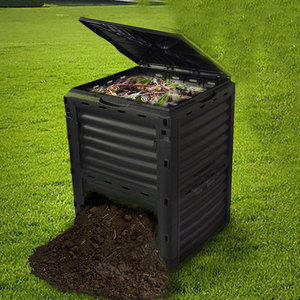 Usine Directement <span class=keywords><strong>Pas</strong></span> <span class=keywords><strong>Cher</strong></span> Poubelle De <span class=keywords><strong>Compost</strong></span> De Jardin Extérieur Facile <span class=keywords><strong>À</strong></span> Assembler Composteur En Plastique Durable Composteur - Product Image 1