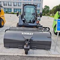 Loader Skid Steer Mesin Diesel JC-SR08 Berkualitas Tinggi dengan Kontrol PLC dan Motor Harga Terjangkau untuk Konstruksi Jalan dan Pembersihan