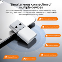 Hete Aanbiedingen 2-in-1 Type-C & USB BT6.0 Adapter USB Draadloze BT Dongle Audio Ontvanger Zender voor Desktop PC