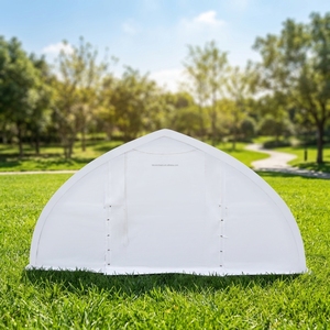 Simple Style Galvanized Steel Frame Foldable Waterproof Outdoor Garden Garage Car <b>Tent</b> Roof Warehouse Storage Carport 1200 - Product Image 3