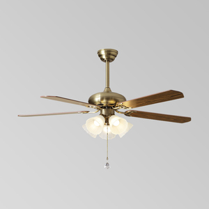 DC Quạt Trần Đèn ventiador techo LED Dimmable 5 Ván ép lưỡi hiện đại quạt trần với ánh sáng và điều khiển từ xa bán buôn - Product Image 2