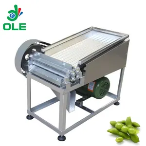 50kg/h Small Broad Bean Peeling Machine Green Pea Pod Removing Machine