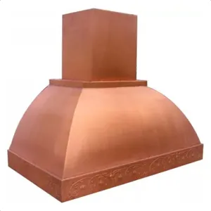 handcrafted smooth copper wall mounted cooker hood for kitchen major kitchen appliances kitchen canopy