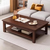 Table basse élégante en bois de style vintage, design moderne pour la maison, le bureau, le salon, meubles élégants pour canapé, panneau en bois