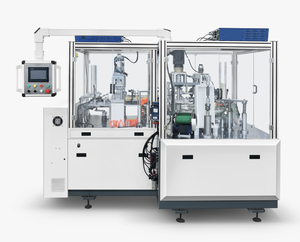 PL-05 Macchina Automatica per la Produzione di Coperchi per Bicchieri di Carta con Controllo PLC, Funzionamento Stabile, 50-70 pezzi/min - Product Image 1