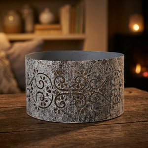 Cage à bougie perforée gravée - Product Image 3