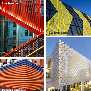 Tôle perforée de haute qualité, panneau en maille métallique durable pour écran architectural, absorption acoustique - Product Image 6