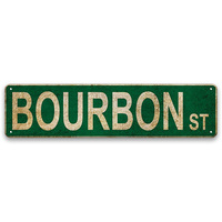 Personnalisé en gros Vintage métal étain signes signes décoration murale pour la maison panneaux routiers Route rue nom étain plaque rue signe personnalisé