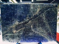 Dalle de marbre naturel cloisonné bleu de luxe sur mesure pour comptoir, table, mur, fond de villa, décoration intérieure
