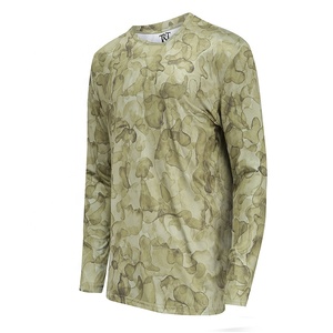 Maglia da Pesca per <span class=keywords><strong>Uomo</strong></span> a Maniche Lunghe di Alta Qualità con Logo Personalizzato, Motivo Mimetico, Traspirante, Antibatterica e ad Asciugatura Rapida - Product Image 1