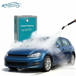Machine à laver à vapeur robuste en acier inoxydable SW-9A - Laveuse électrique mobile pour ateliers 220V/380V Élimine les odeurs et la graisse - Product Image 1