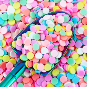 Thiết kế mới Polymer đất sét các loại bóng bay Polymer đất sét sprinkles lát cho Slime Nail Art DIY Tumblers - Product Image 5